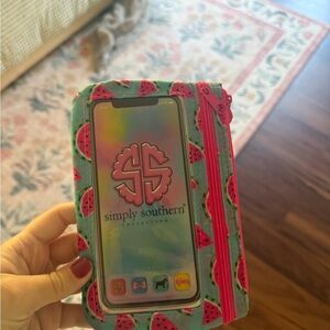 Simply Southern Watermelon Phone Case - Green and Pink